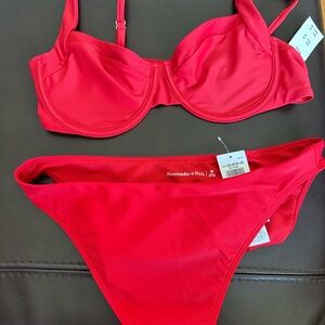 Abercrombie & Fitch Red Bikini